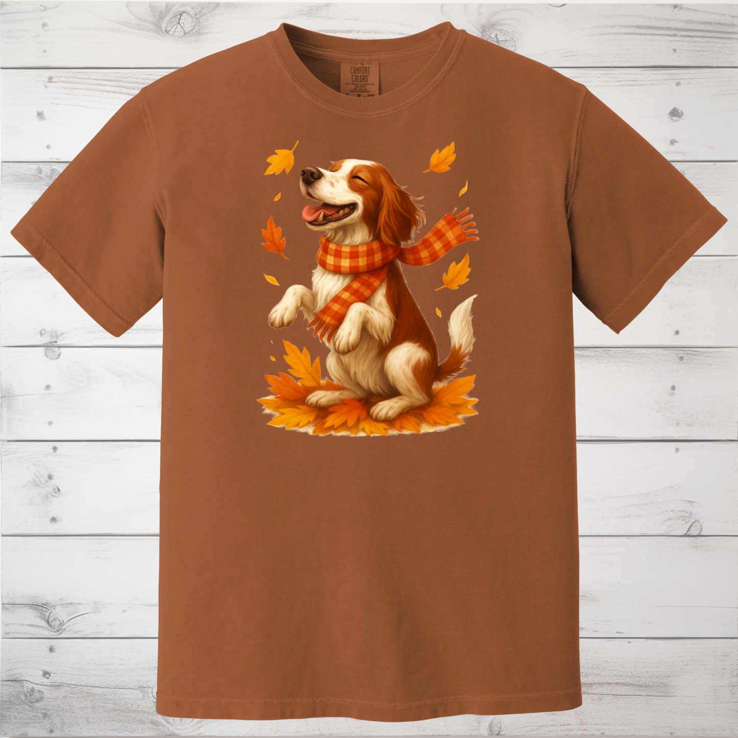 Springer Spaniel Fall Sweatshirt, Cozy Autumn Dog Sweatshirt, Dog Lover Fall Apparel, Cute Dog Autumn Outfit, Fall Dog Shirt