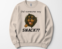 Load image into Gallery viewer, Did Someone Say Snack?? Funny Cavalier King Charles Spaniel Sweatshirt