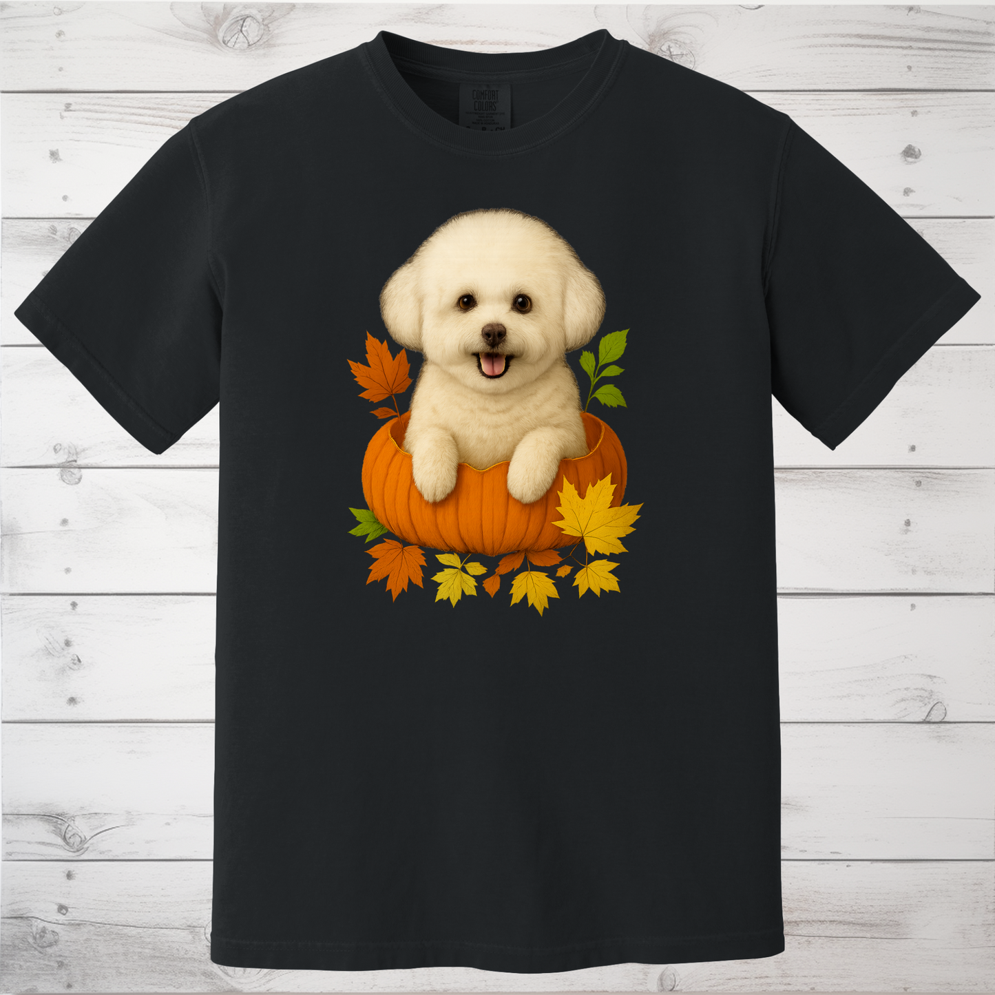 Bichon Frise Pumpkin Shirt