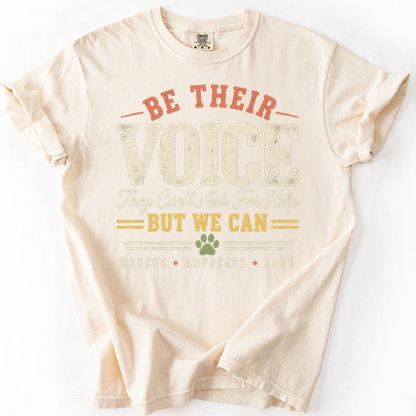 Animal Shelter Volunteer Shirt - Be Their Voice