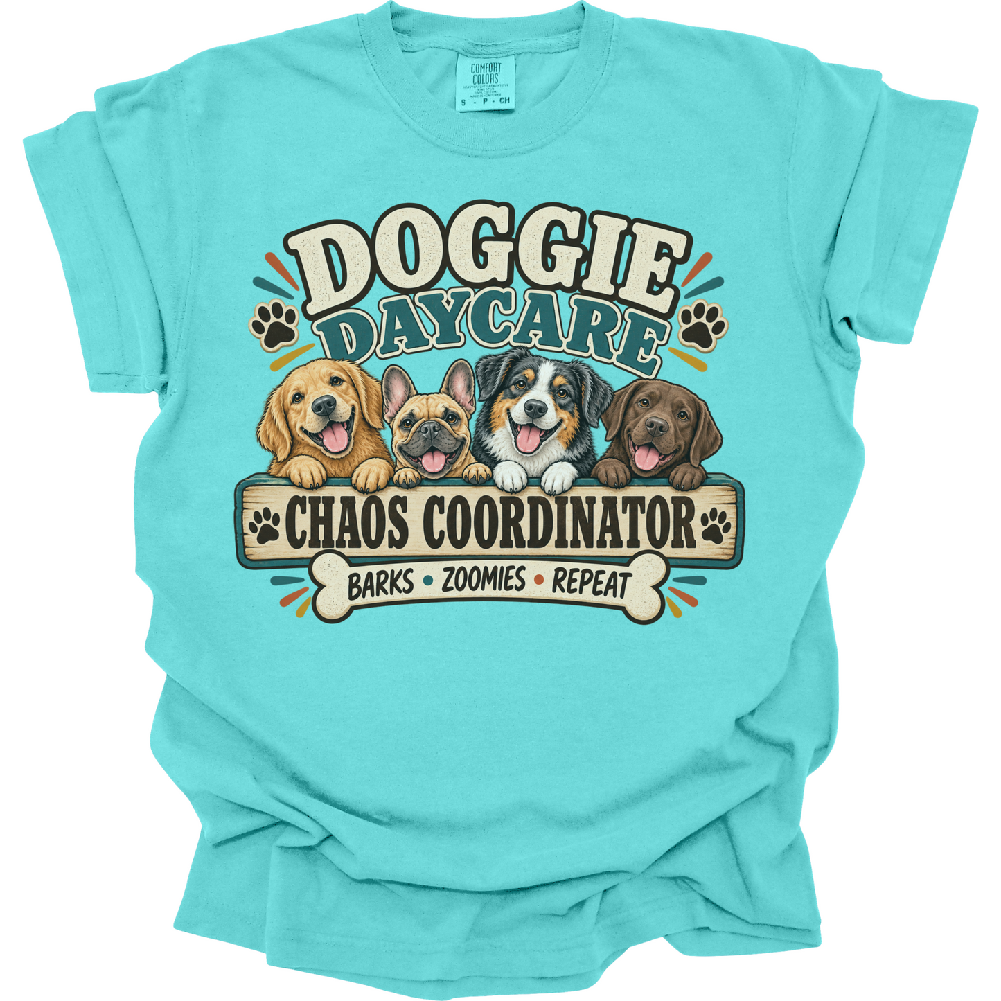 Dog Daycare Worker Shirt, Doggy Daycare Gift, Chaos Coordinator Dog Lover Tee