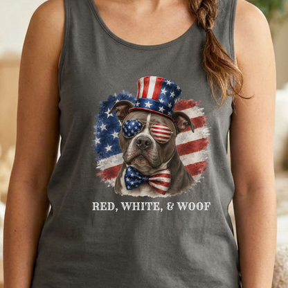 Patriotic Pitbull Tank Top