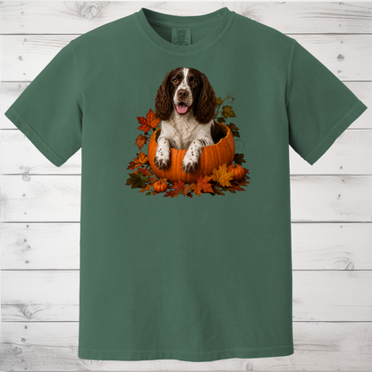 English Springer Spaniel Pumpkin Shirt