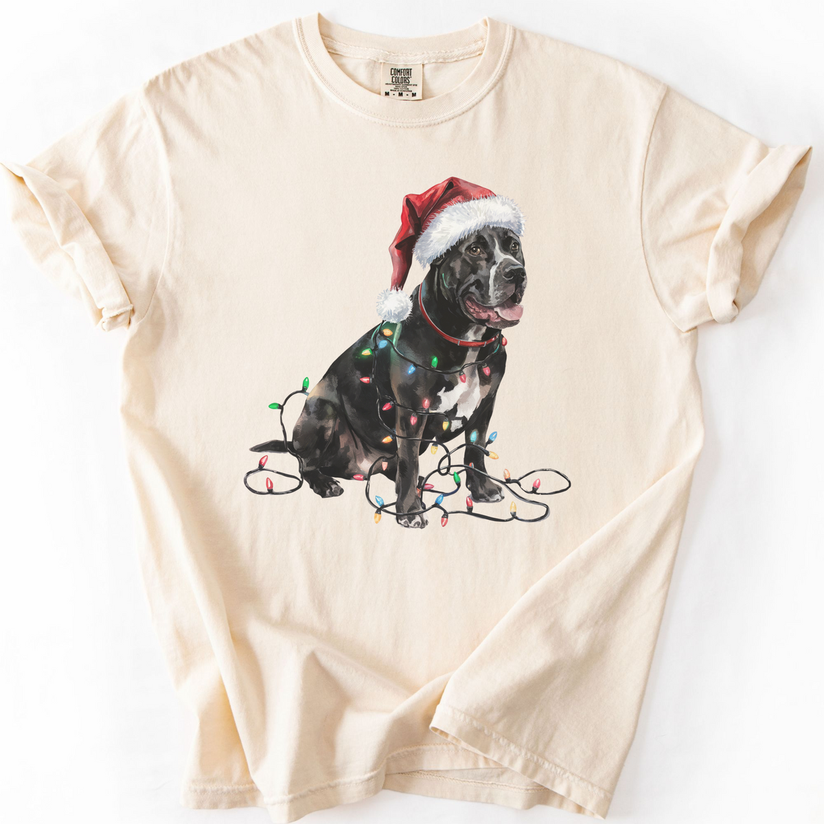 Christmas Cane Corso Shirt, Christmas Lights Dog Shirt, Christmas Dog, Cane Corso Mom Shirt, Gift for Dog Lover, Cane Corso