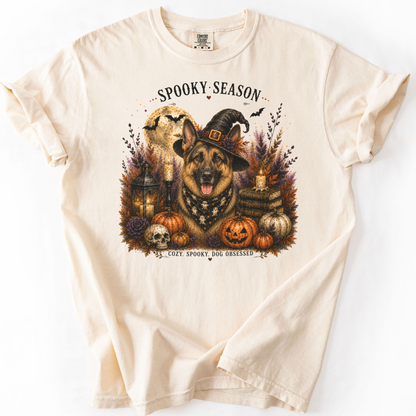 German Shepherd Spooky Season Dog Mom Halloween Shirt