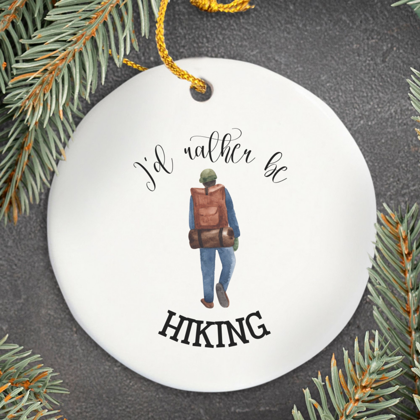 Hiking Ornament