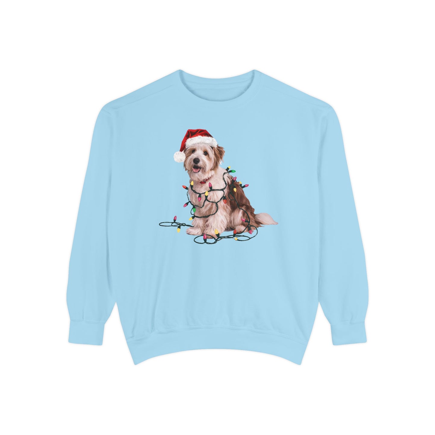 Christmas Coton De Tulear Sweatshirt, Christmas Lights Dog, Christmas Dog, Coton De Tulear Mom, Gift for Dog Lover, Coton De Tulear