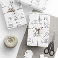 Load image into Gallery viewer, Minimalist Labrador Wrapping Paper