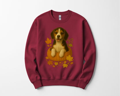 Beagle Dog in Pumpkin Fall T-Shirt