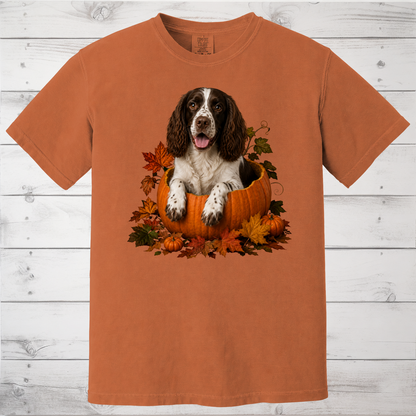 English Springer Spaniel Pumpkin Shirt