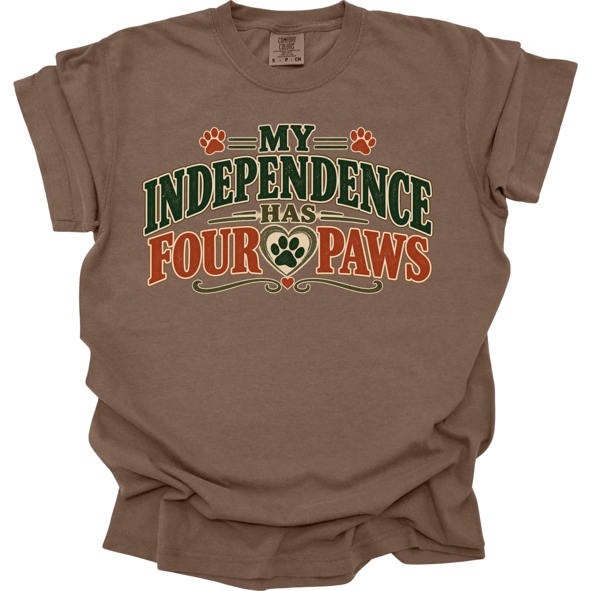 Service Dog Handler Shirt, My Independence Has Four Paws, Working Dog Gift