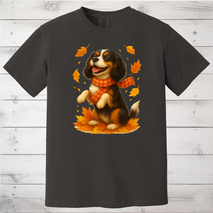 Cavalier King Charles Autumn Shirt, Cozy Spaniel Sweatshirt, Fall Dog Lover Top Gift, Cute Dog Pullover, Autumn Apparel