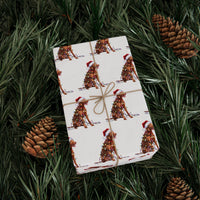 Load image into Gallery viewer, Vizsla Christmas Lights Wrapping Paper
