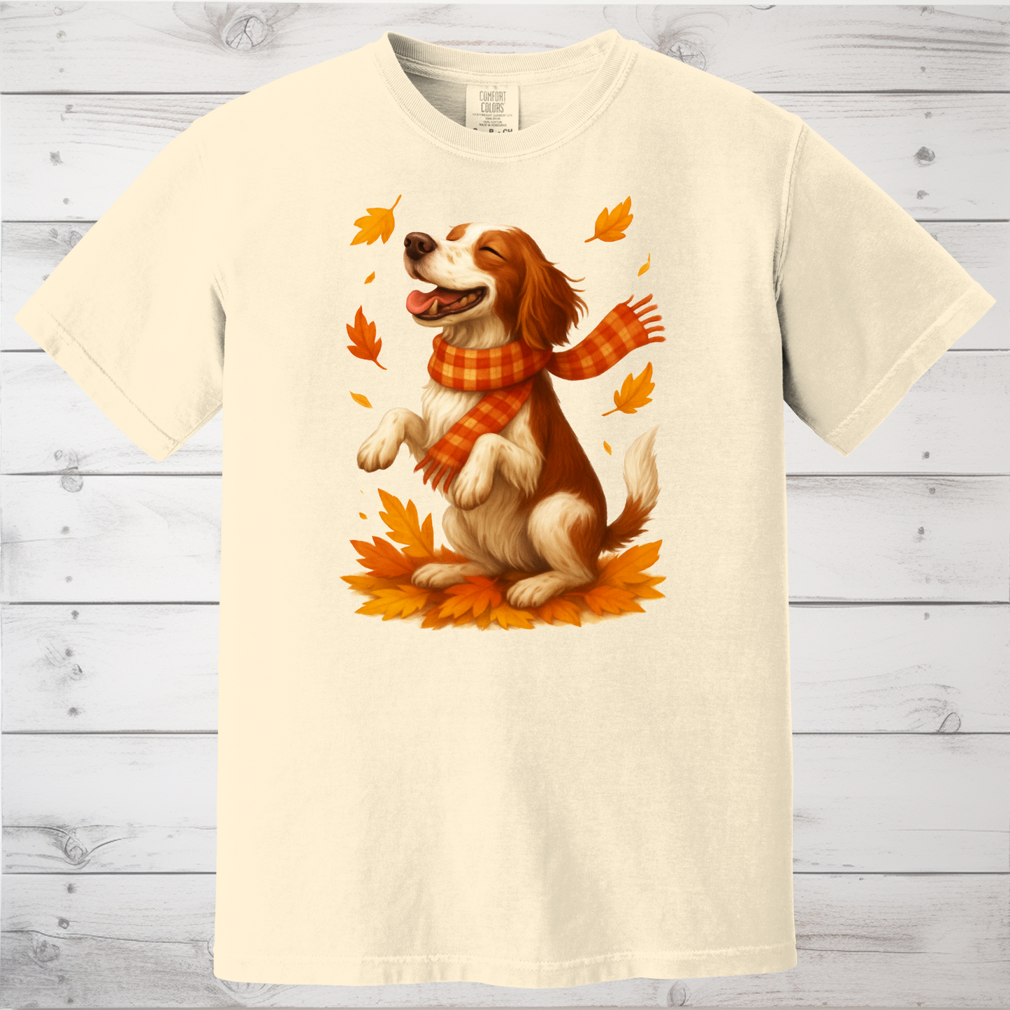Springer Spaniel Fall Sweatshirt, Cozy Autumn Dog Sweatshirt, Dog Lover Fall Apparel, Cute Dog Autumn Outfit, Fall Dog Shirt