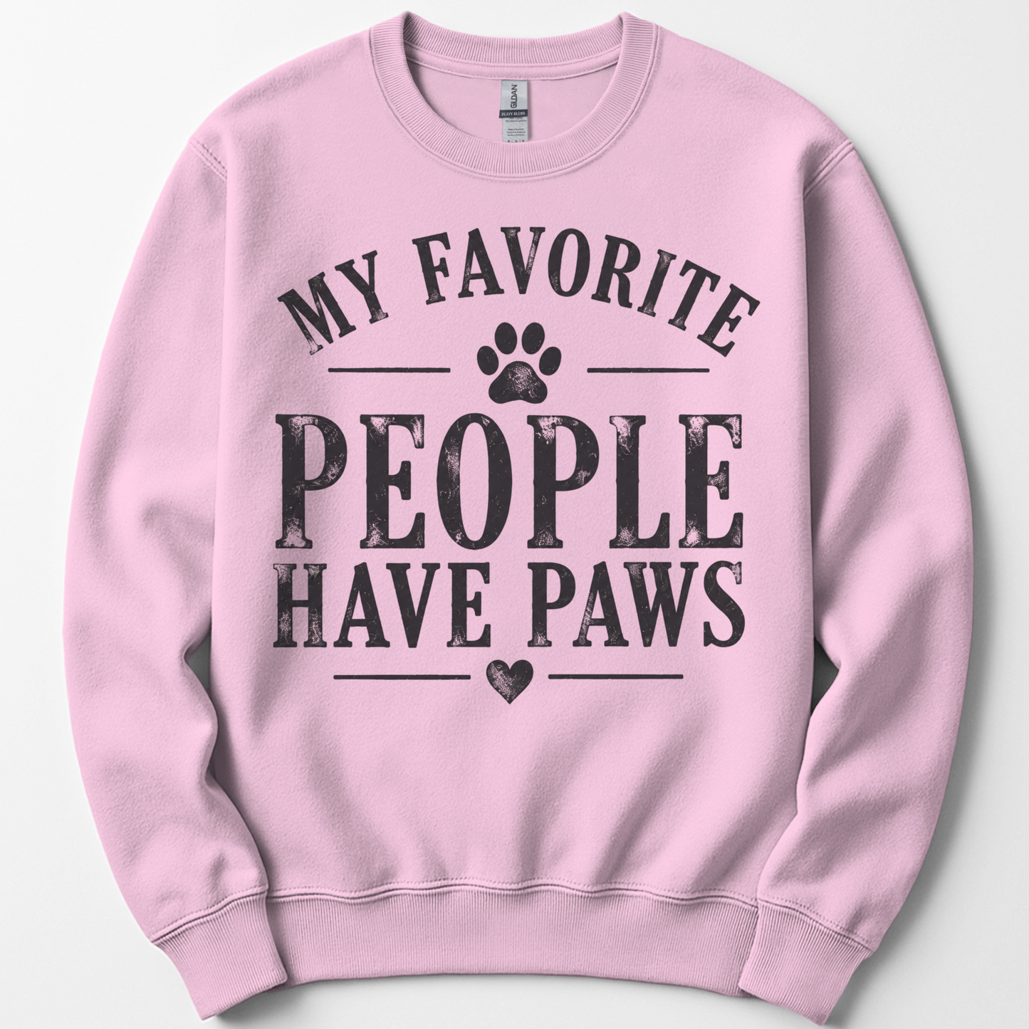 Personalized Dog Mom Sweatshirt, Custom Dog Names Sleeve, My Favorite People Have Paws Crewneck