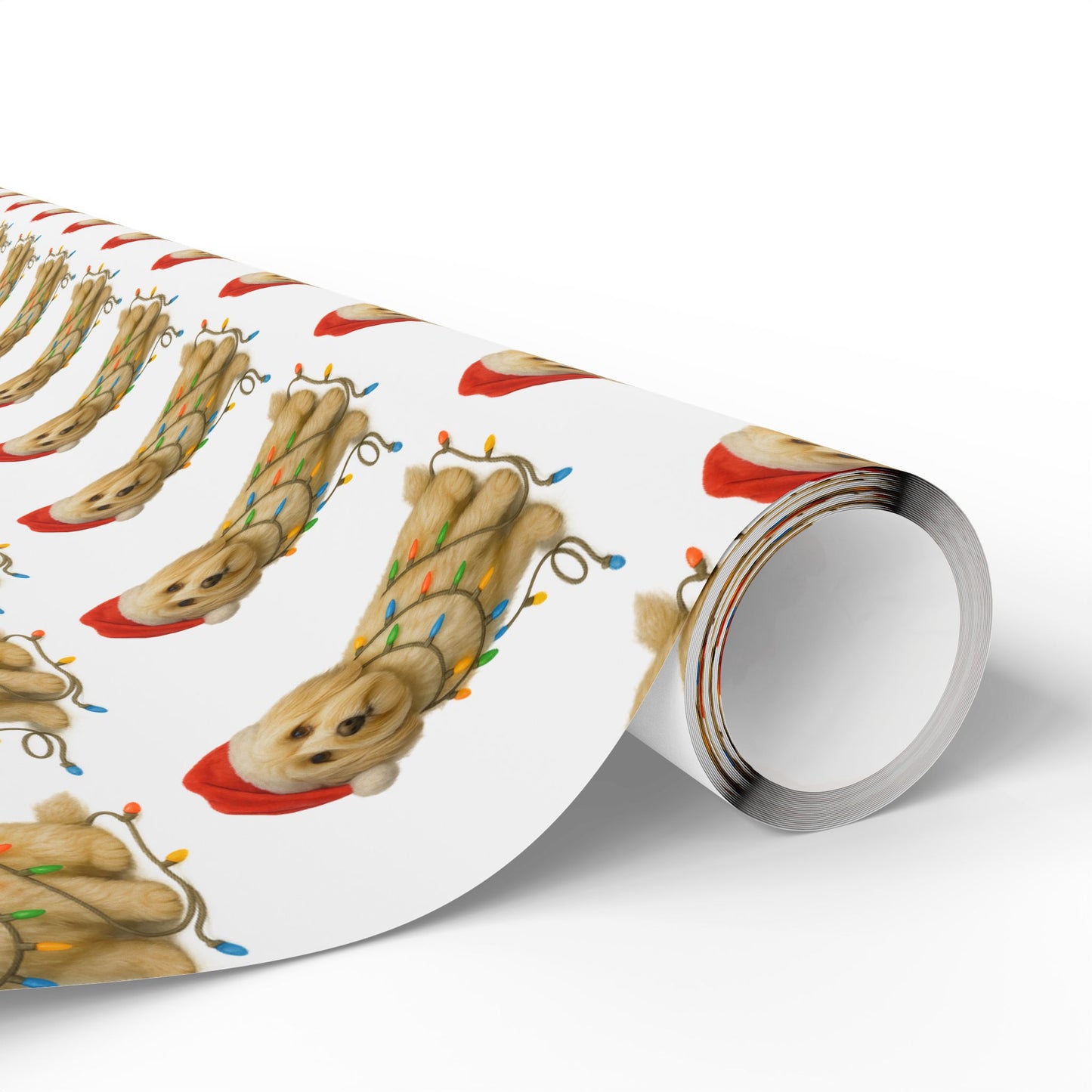 Havanese Christmas Lights Wrapping Paper