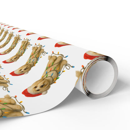 Havanese Christmas Lights Wrapping Paper
