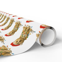 Load image into Gallery viewer, Havanese Christmas Lights Wrapping Paper
