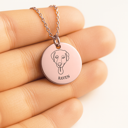 Personalized Dog Necklace for Mom