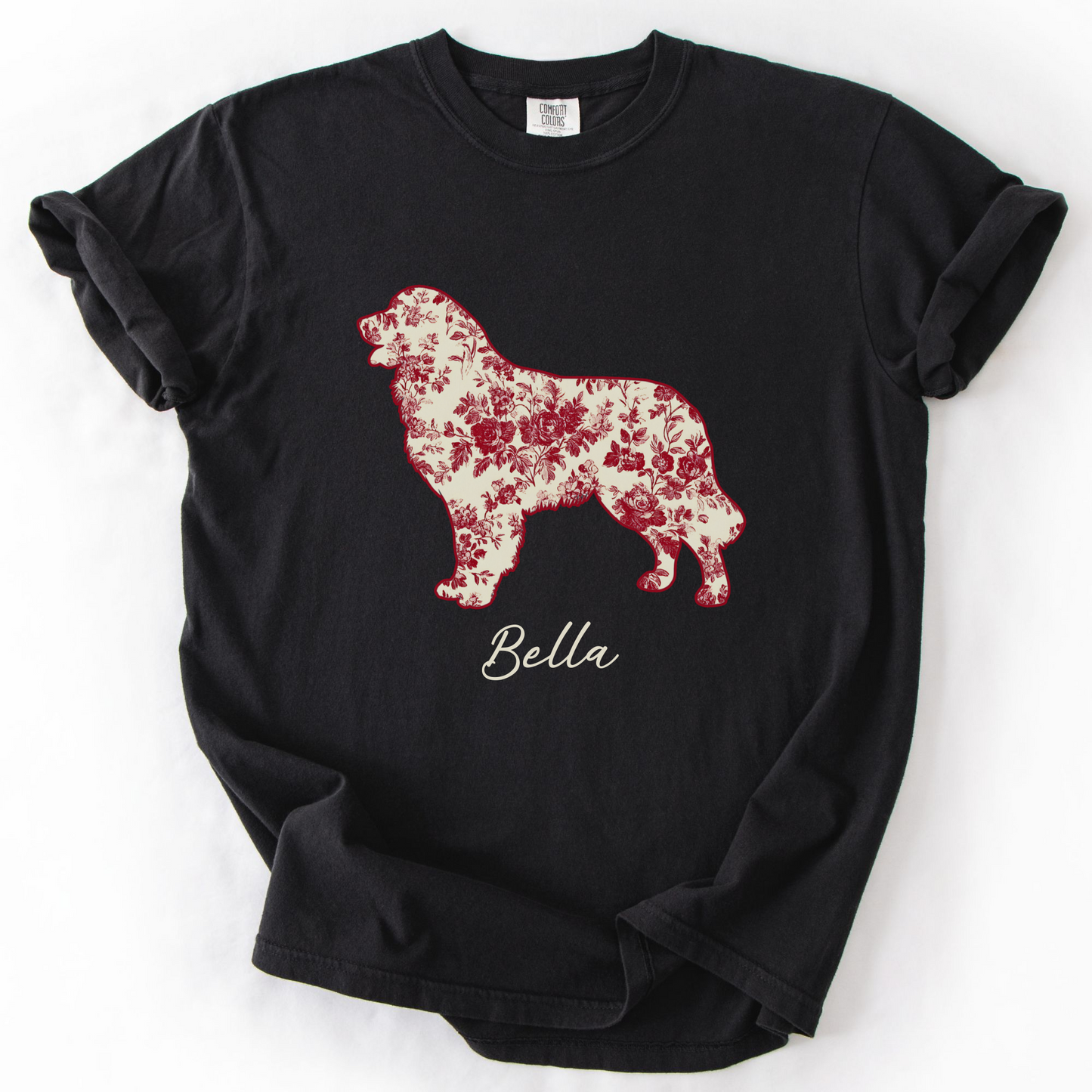 Personalized Dog Lover Shirt, Custom Pet Name Tee, Choose Any Breed Gift