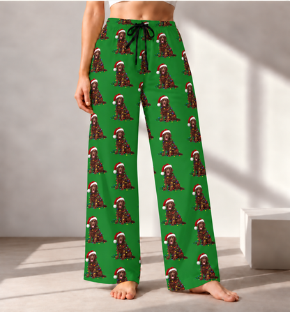 Chocolate Lab Christmas Pajama Pants