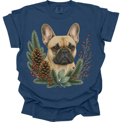 French Bulldog Christmas Shirt, Frenchie Dog Mom Tee, French Bulldog Lover Christmas Gift