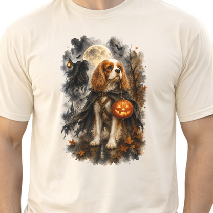 Blenheim Cavalier Headless Horseman Inspired Halloween Comfort Colors Shirt