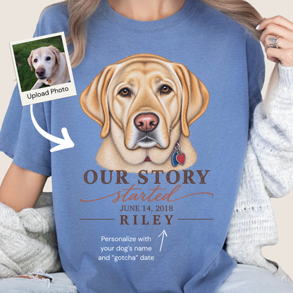 Personalized Gotcha Day Shirt-Our Story Started
