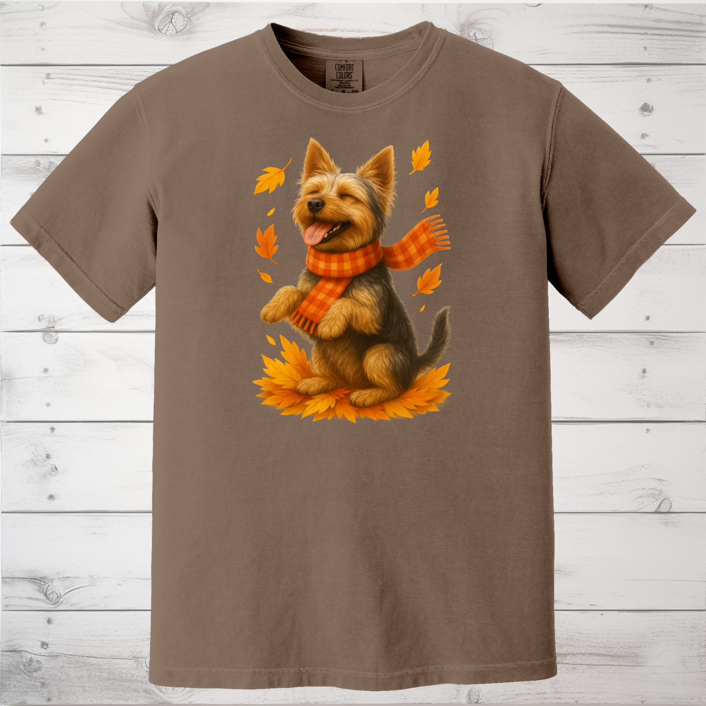 Yorkshire Terrier Fall Sweatshirt, Dog Lover Autumn Shirt, Cute Pet Apparel, Cozy Fall Dog Fashion, Gifts for Dog Owners