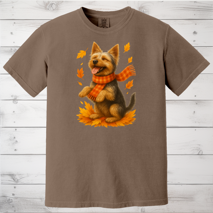 Yorkshire Terrier Fall Sweatshirt, Dog Lover Autumn Shirt, Cute Pet Apparel, Cozy Fall Dog Fashion, Gifts for Dog Owners