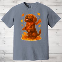 Load image into Gallery viewer, Cavalier King Charles Autumn Shirt, Cozy Spaniel Sweatshirt, Fall Dog Lover Top Gift, Cute Dog Pullover, Autumn Dog Apparel
