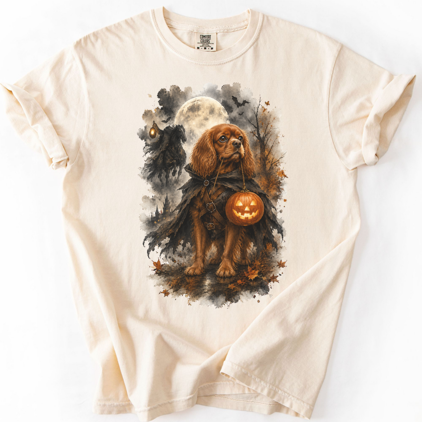 Ruby Cavalier Headless Horseman Inspired Halloween Comfort Colors Shirt