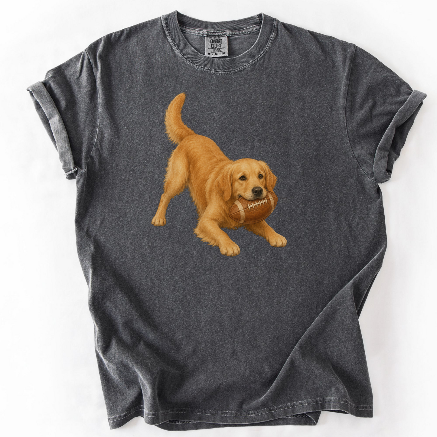Golden Retriever Football Shirt