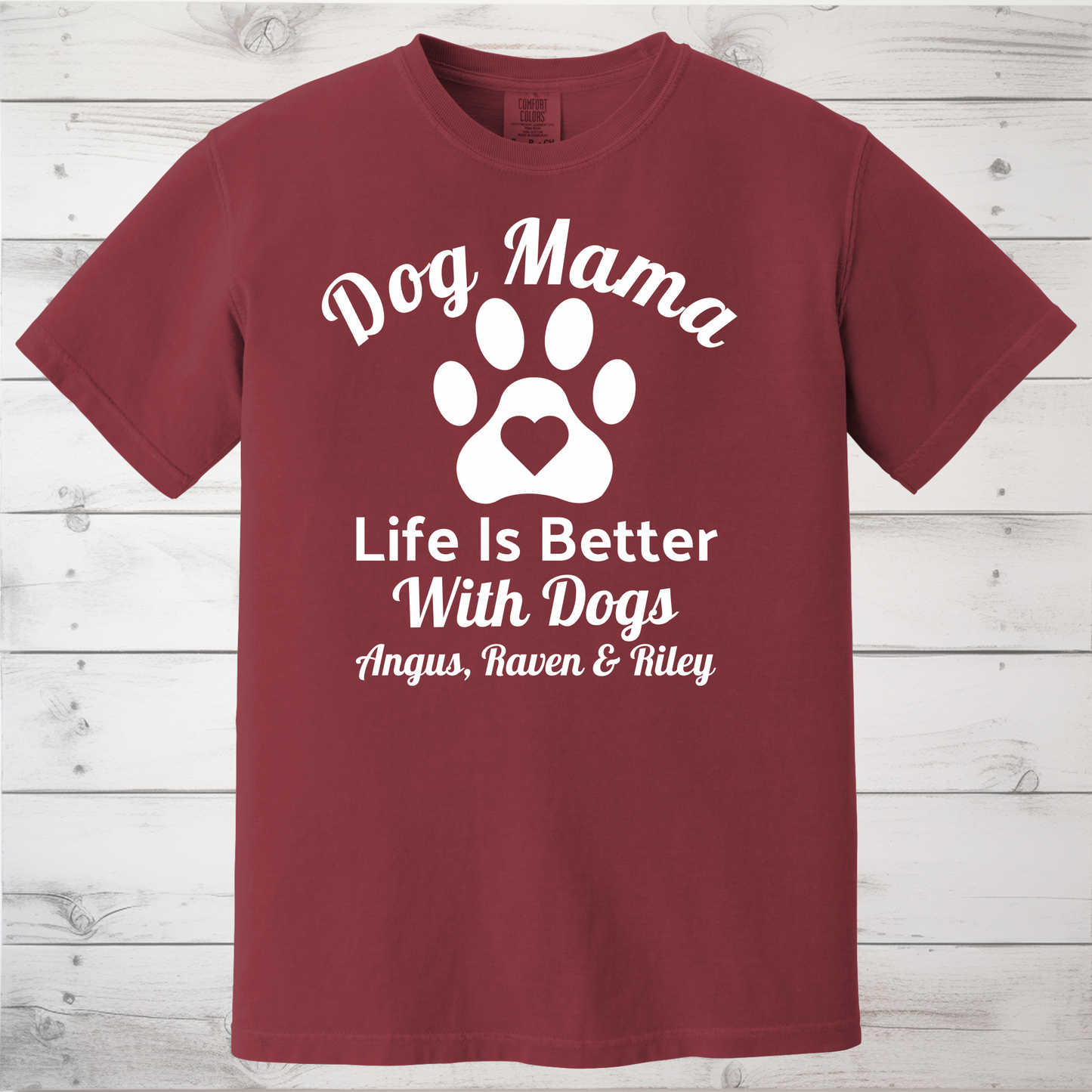 Personalized Life is Better With Dogs Shirt