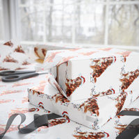 Load image into Gallery viewer, Nova Scotia Duck Tolling Retriever Christmas Lights Wrapping Paper