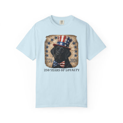 Black Lab 250 Years of Loyalty Shirt