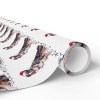 Load image into Gallery viewer, Australian Shepherd Christmas Lights Wrapping Paper
