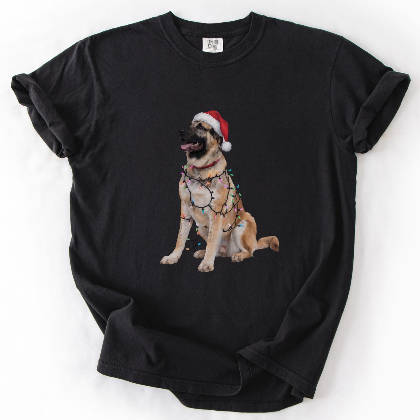 Anatolian Shepherd Christmas Lights Dog Shirt