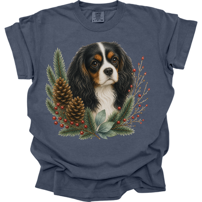Cavalier King Charles Christmas Shirt, Winter Dog Mom Tee, Cavalier Lover Gift