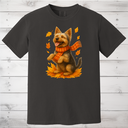 Yorkshire Terrier Fall Sweatshirt, Dog Lover Autumn Shirt, Cute Pet Apparel, Cozy Fall Dog Fashion, Gifts for Dog Owners