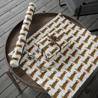 Load image into Gallery viewer, Belgian Malinois Christmas Lights Wrapping Paper
