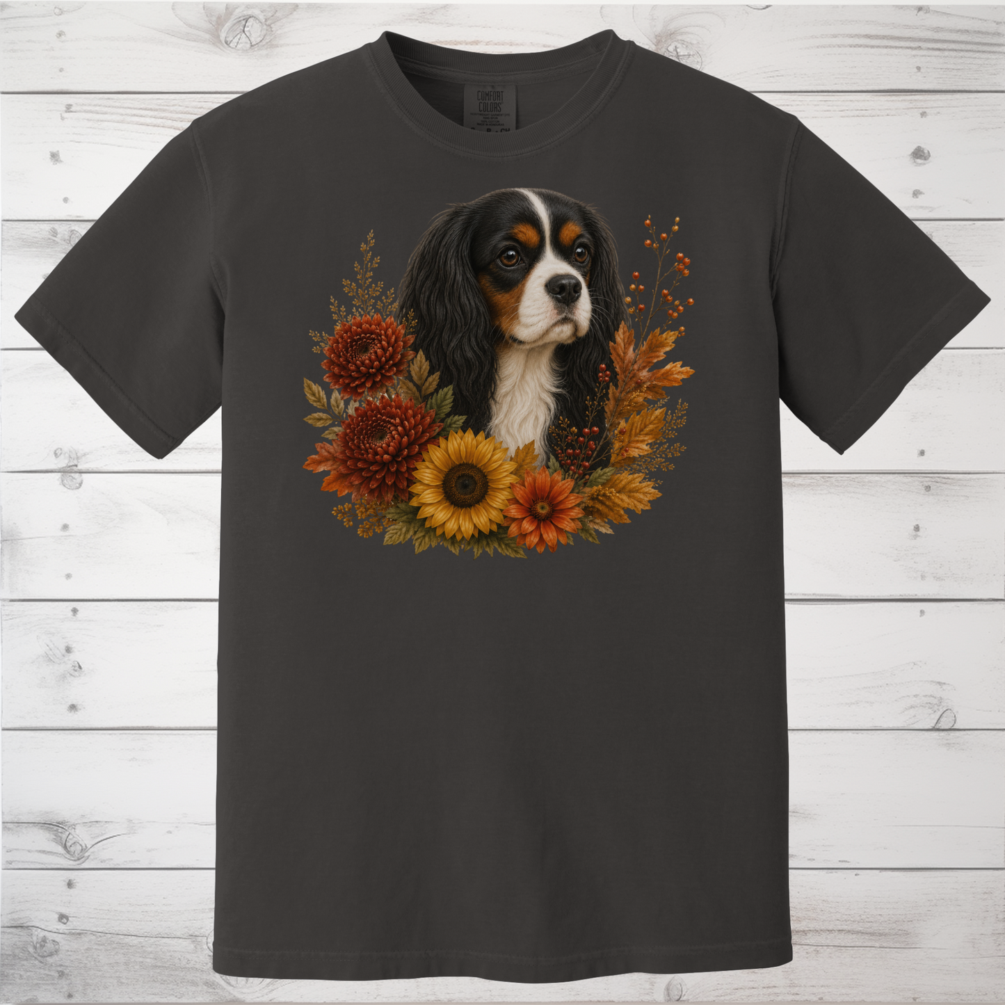 Tri Color Cavalier Autumn Floral Shirt