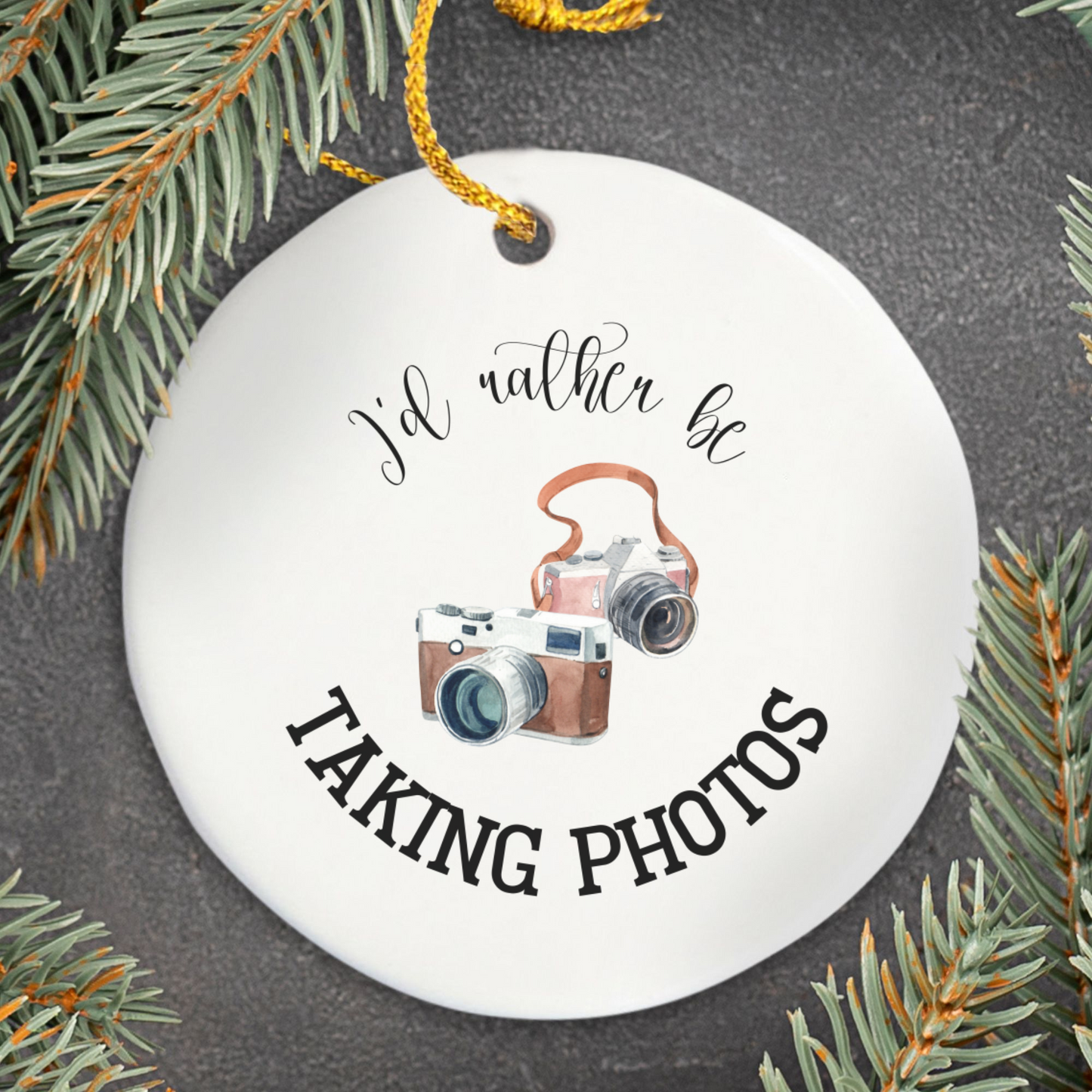 Photographer Gift, Camera Ornament, Gift for Photographer, Photography Gift, Photo Lover Gift