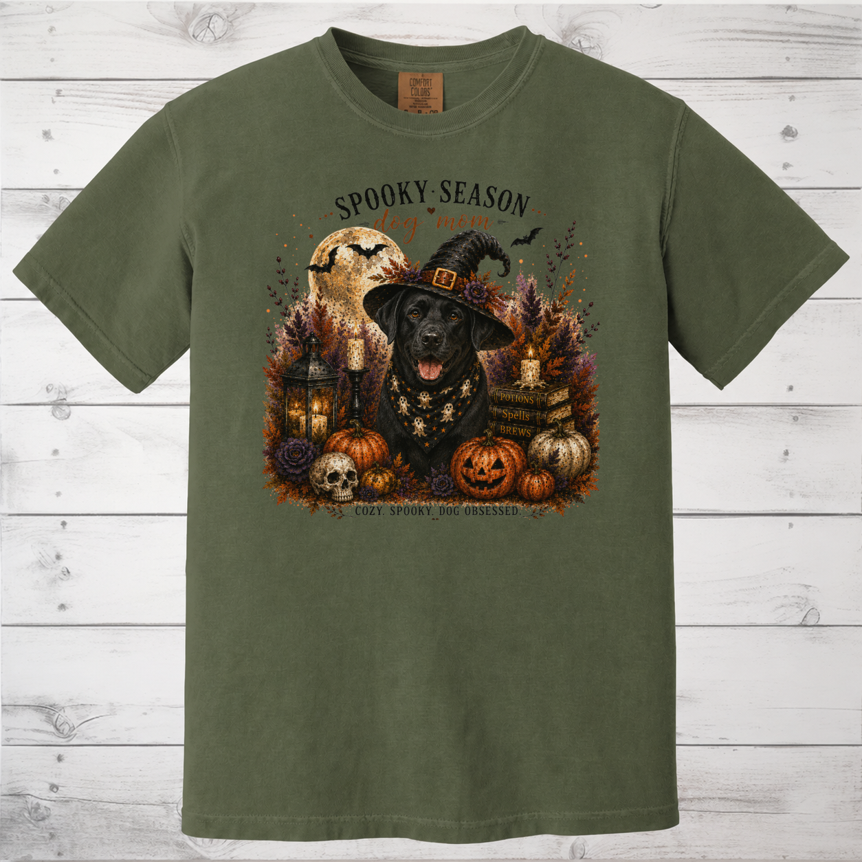 Black Lab Spooky Season Shirt