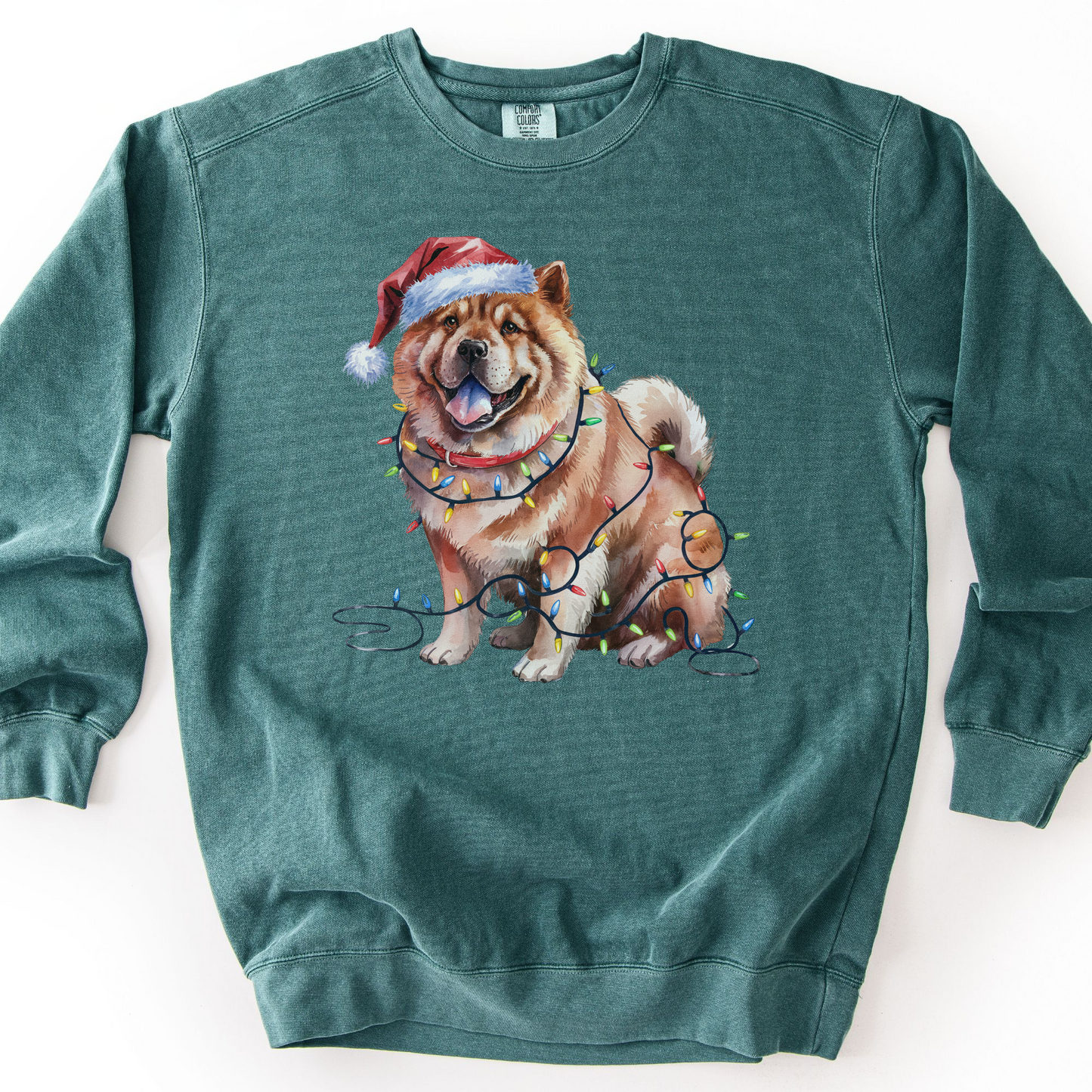 Chow Chow Christmas Lights Sweatshirt
