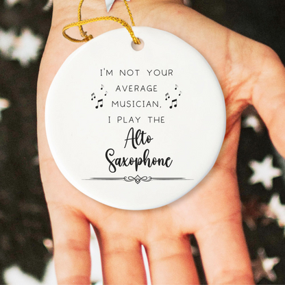 Alto Saxophone Ornament, Gift for Alto Sax Player