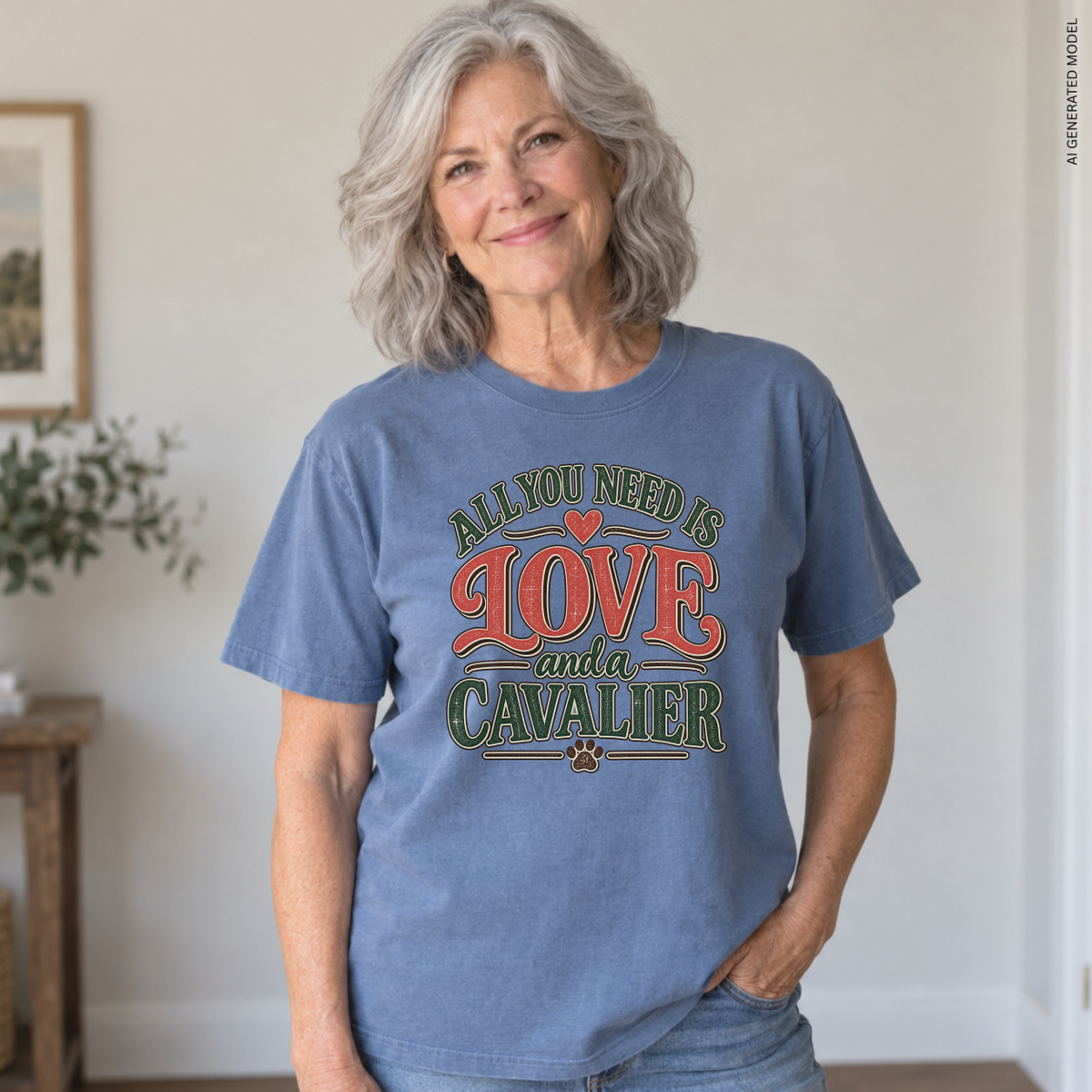 Cavalier King Charles Spaniel Shirt, All You Need Is Love and a Cavalier