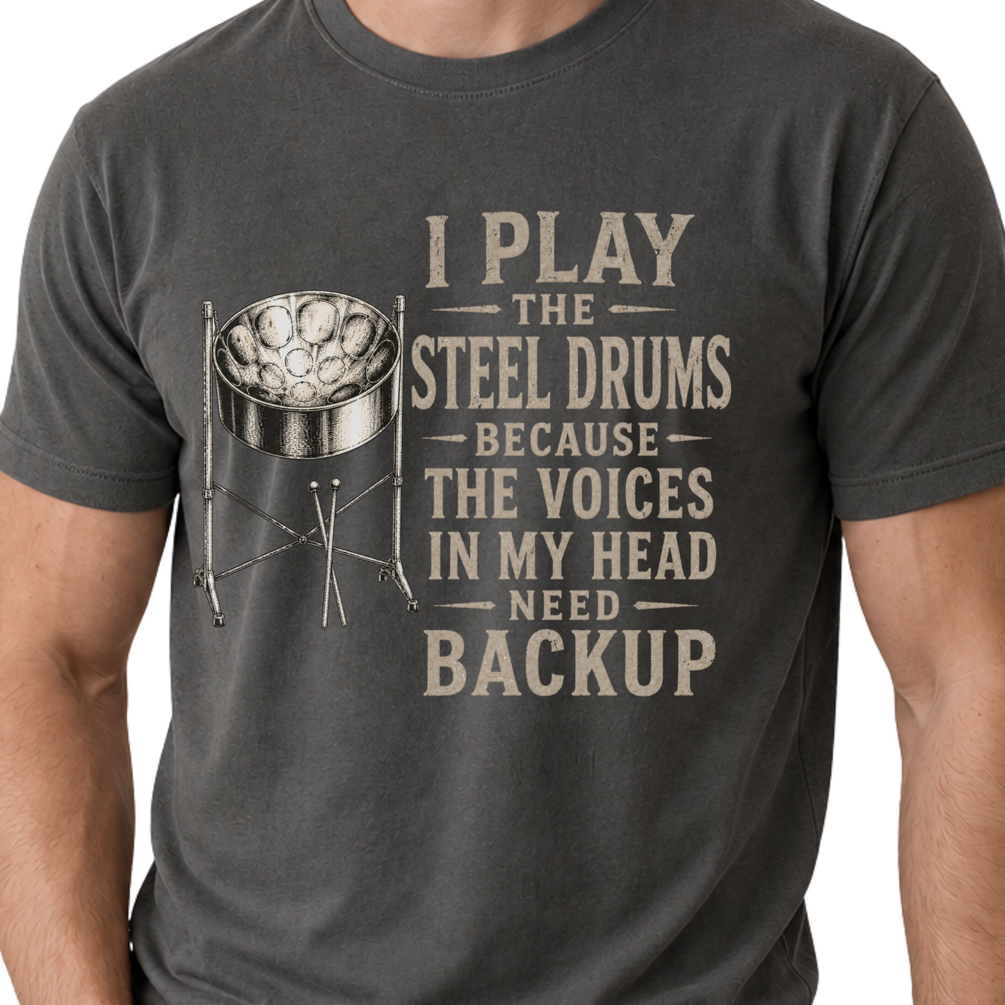 Funny Steel Drums Shirt, Steel Pan Player Gift, Caribbean Musician Tee