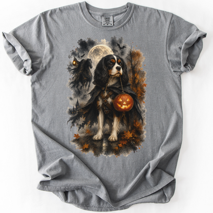 Tricolor Cavalier Headless Horseman Inspired Halloween Comfort Colors Shirt