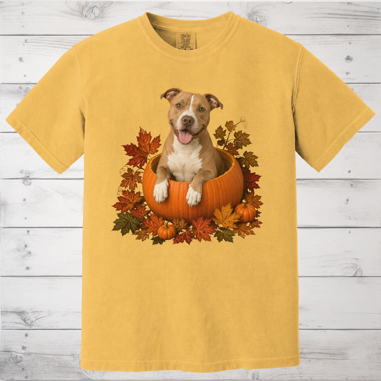 Pitbull Pumpkin Shirt